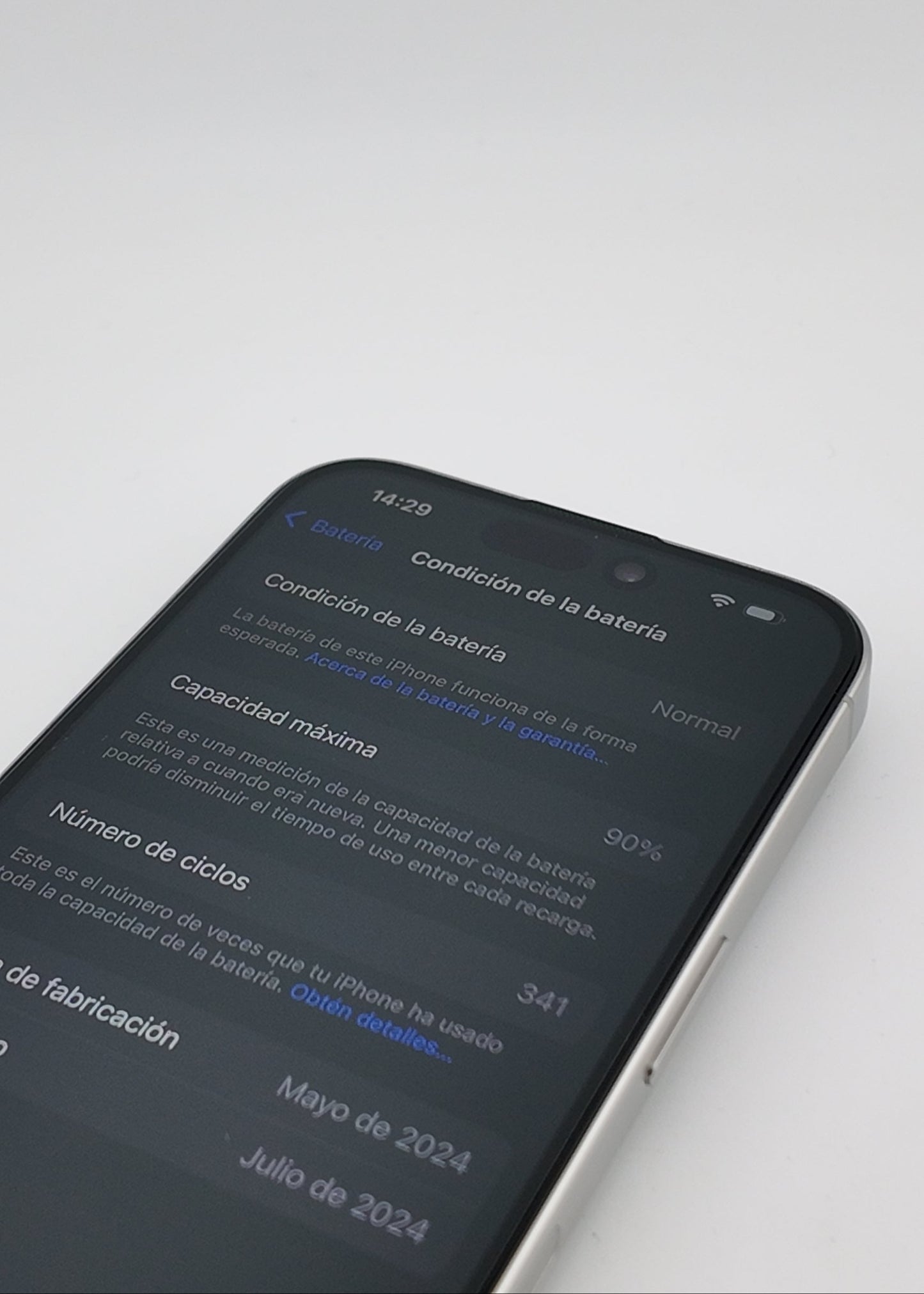 IPHONE 15 PRO / BLANCO TITANIO / 128GB