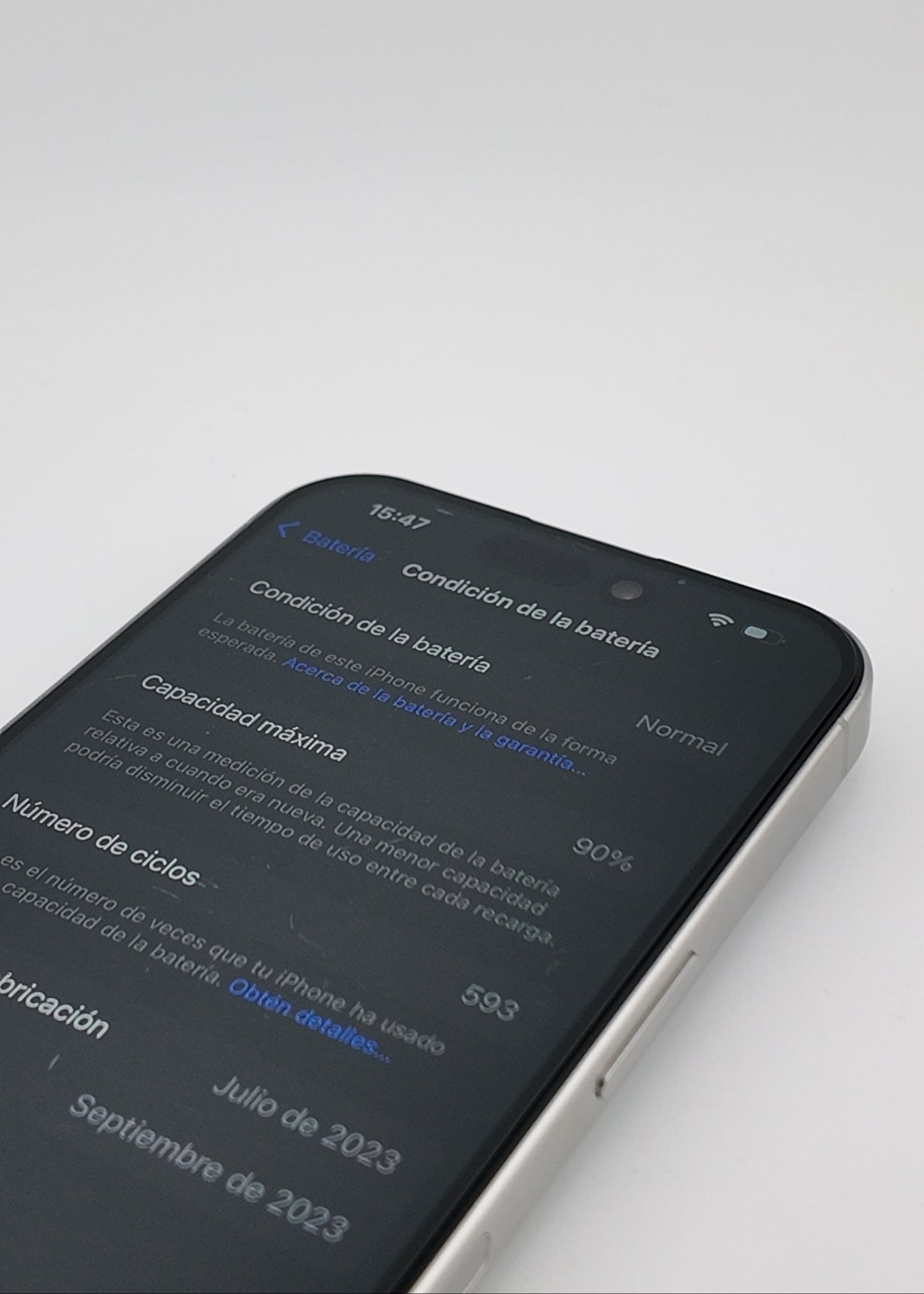 IPHONE 15 PRO / BLANCO TITANIO / 256GB