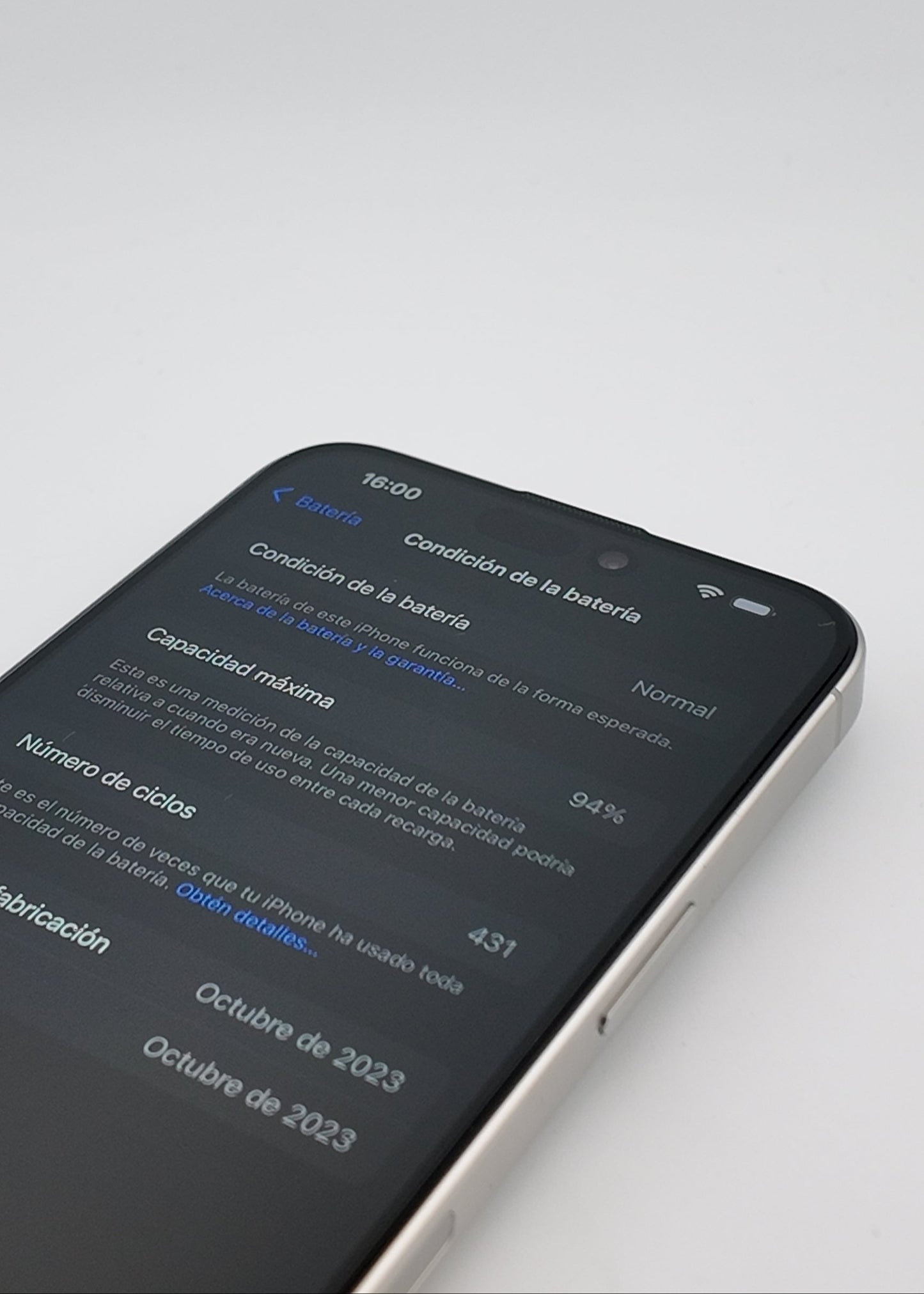 IPHONE 15 PRO MAX / SILVER TITANIO / 256GB