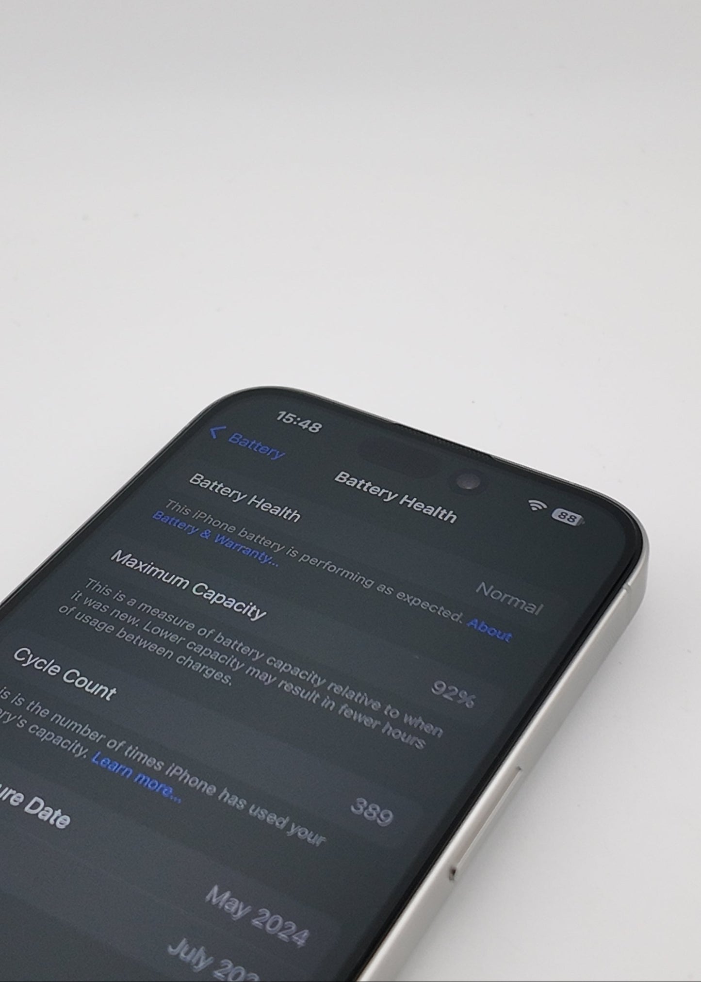 IPHONE 15 PRO / BLANCO TITANIO / 256GB