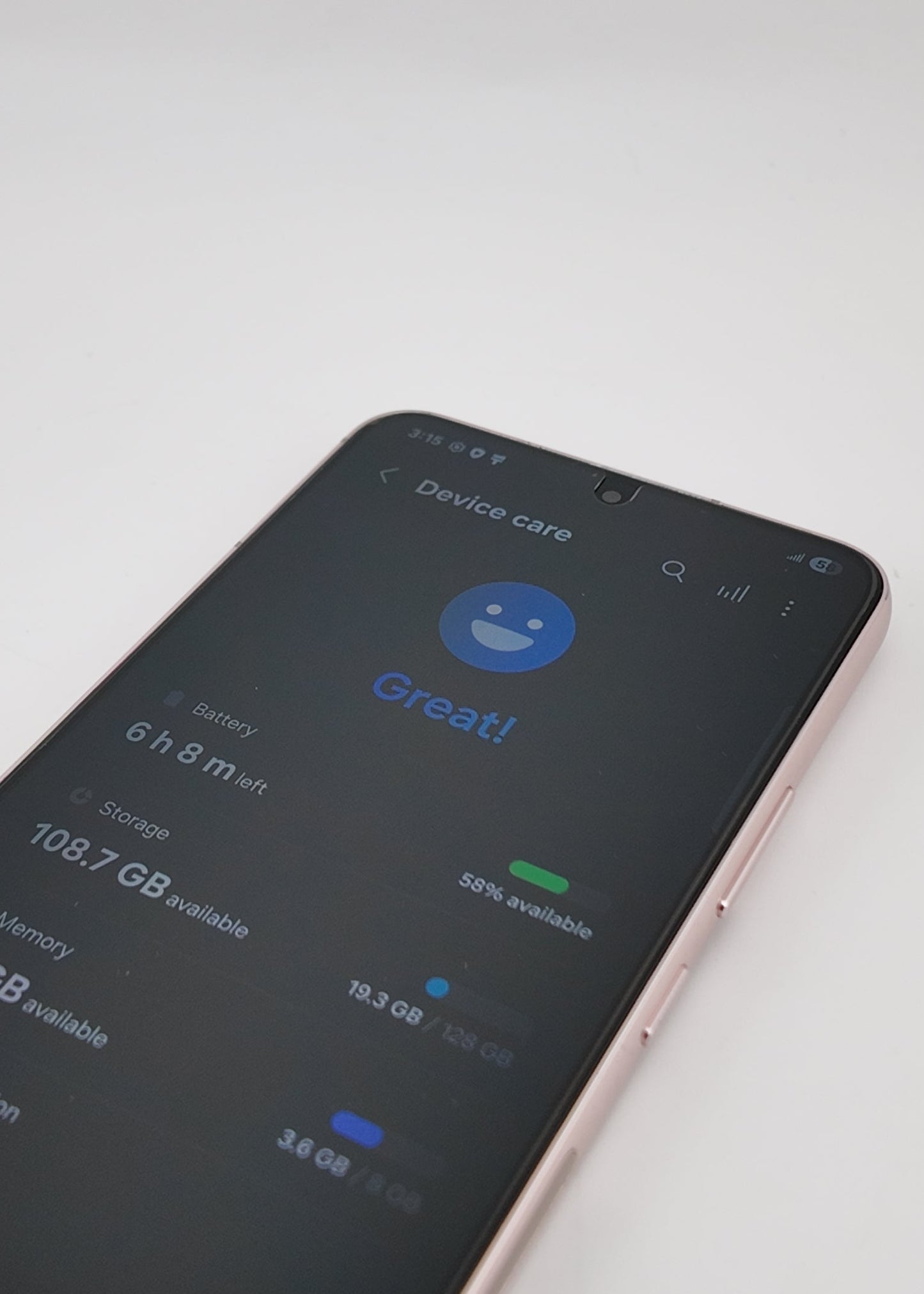 SAMSUNG S22 / ROSE GOLD / 128GB