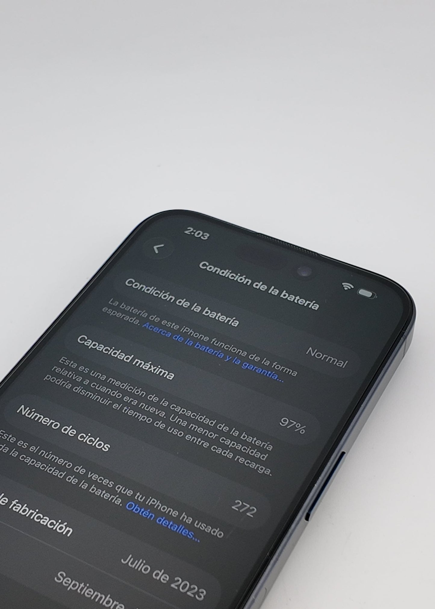 IPHONE 15 PRO / AZUL TITANIO / 256GB