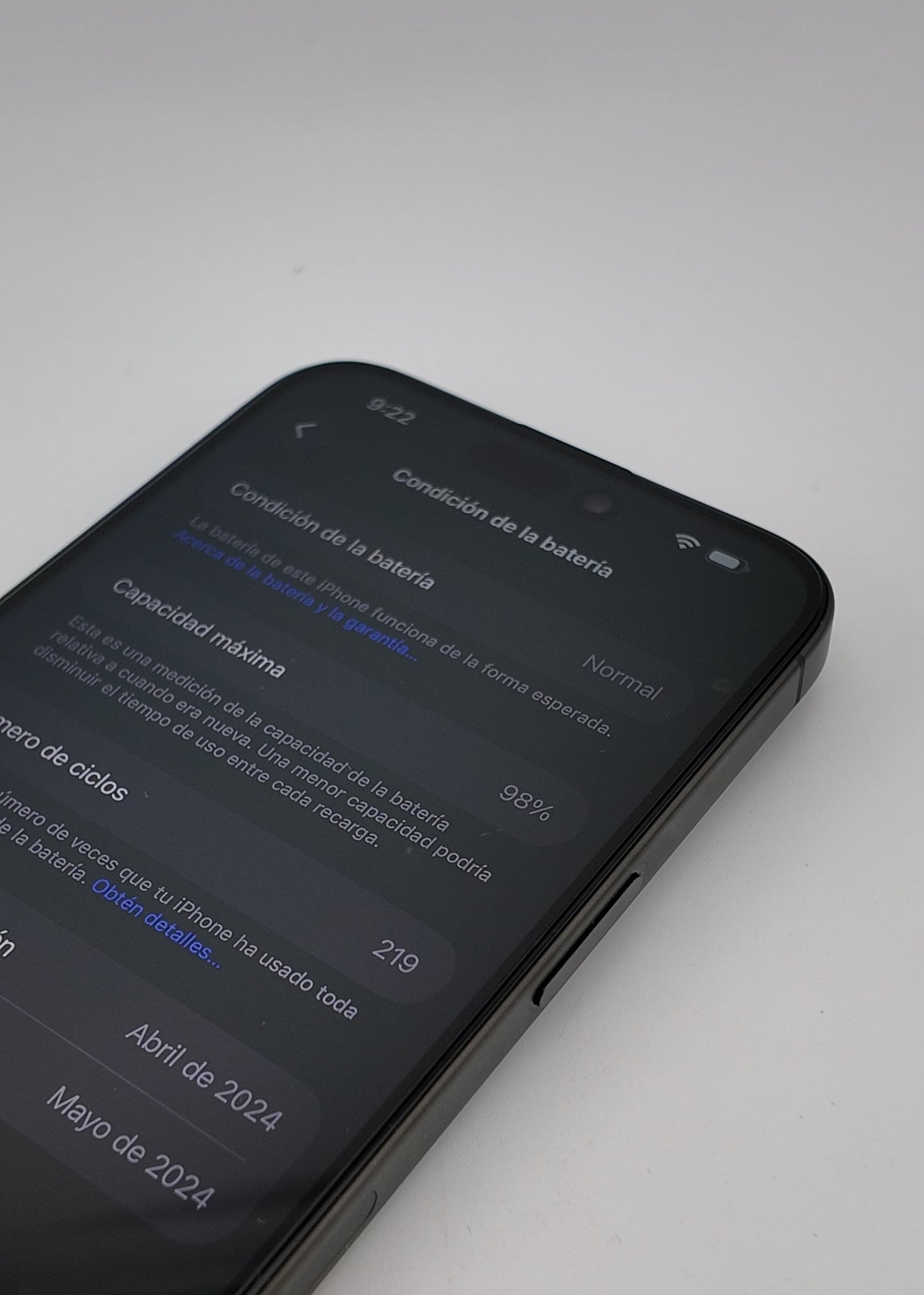 IPHONE 15 PRO MAX / NEGRO TITANIO / 256GB