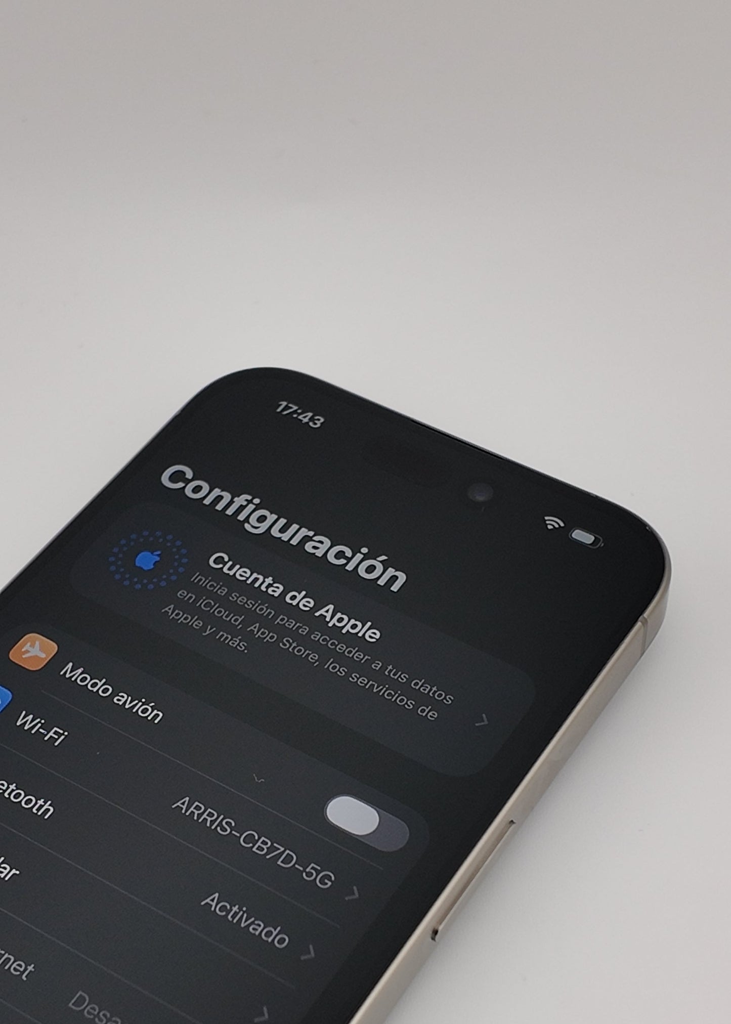 IPHONE 15 PRO / NATURAL TITANIO / 256GB