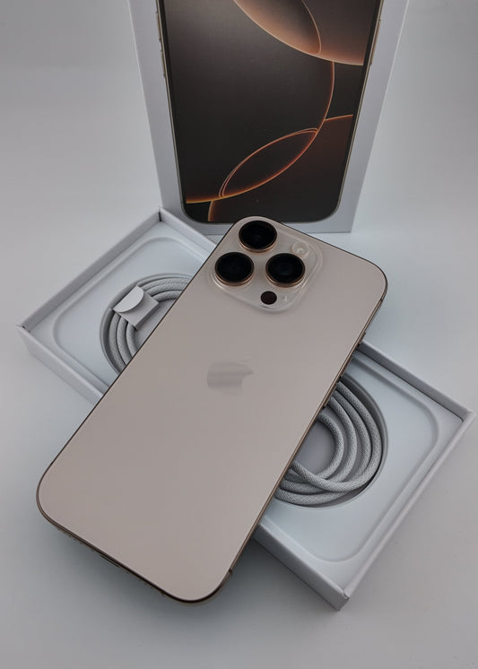 IPHONE 16 PRO / DESIERTO TITANIO / 256GB
