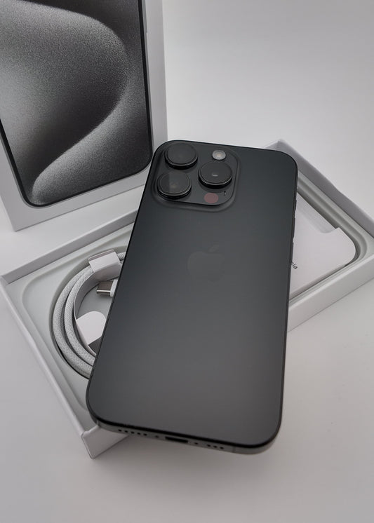 IPHONE 15 PRO / NEGRO TITANIO / 128GB